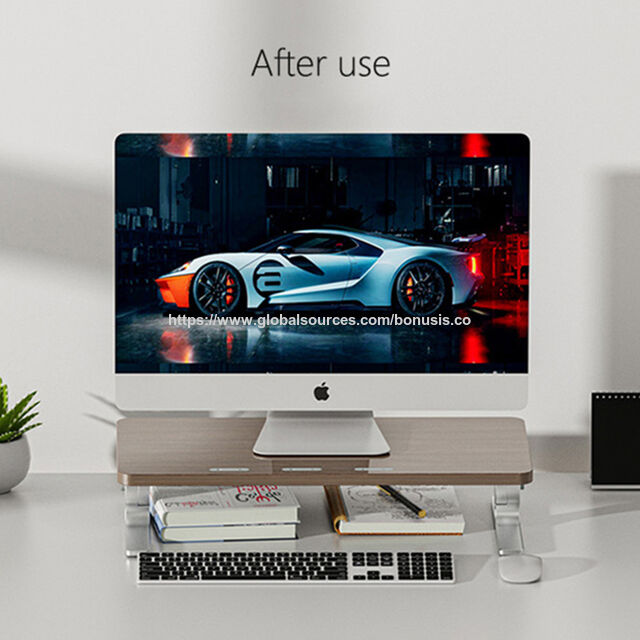 Service ODM Support/élévateur réglable en alliage d'aluminium pour ordinateur portable avec station d'accueil USB-C pour bureau for sale at factory direct price