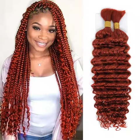 Buy China Wholesale Wet N Wavy Boho Human Braiding Hair Bulk #350