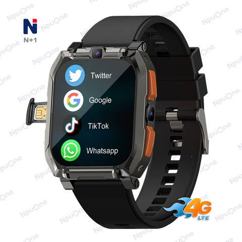 Nueva función nano tarjeta SIM NTJ02 16/64GB personalizado eSIM smartwatch GPS reloj inteligente 4G Smart Watch pametni SAT