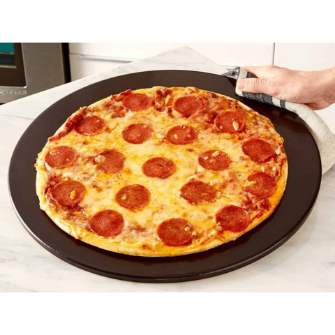 Piedra para pizza rectangular de cordierita cerámica para hornear y asar, piedra para pizza de alta calidad 2025