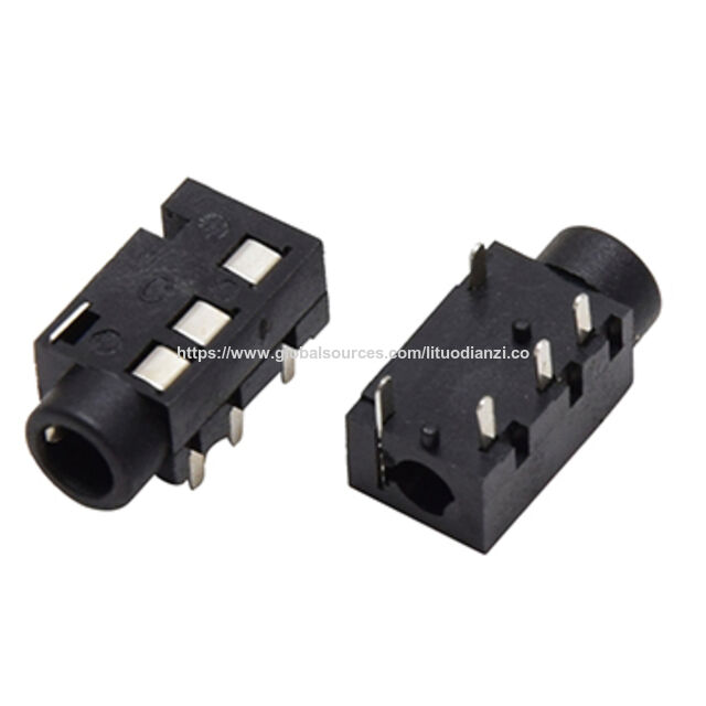 PJ-320A Telefonbuchse mit 5000 Zyklen Lebensdauer/Nennleistung 0.3A/30V DC for sale at factory direct price