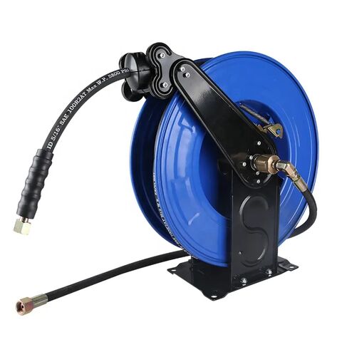 Fabricant 5000PSI 66FT 20 Mètres 2 Couches Tuyau Enrouleur de Tuyau Haute Pression Télescopique Automatique pour Équipement de Lavage de Voiture