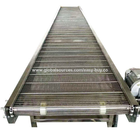 سيور ناقلة وصلات سيور PVC معدن ستانلس ستيل سيور ناقلة for sale at factory direct price