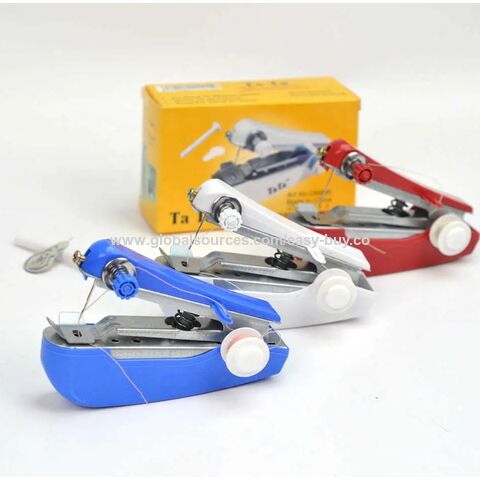 Mesin Jahit Rumah Tangga Genggam Portabel Mini Manual Mesin Jahit Saku Genggam Outdoor Lintas Batas Mesin Jahit Kecil for sale at factory direct price