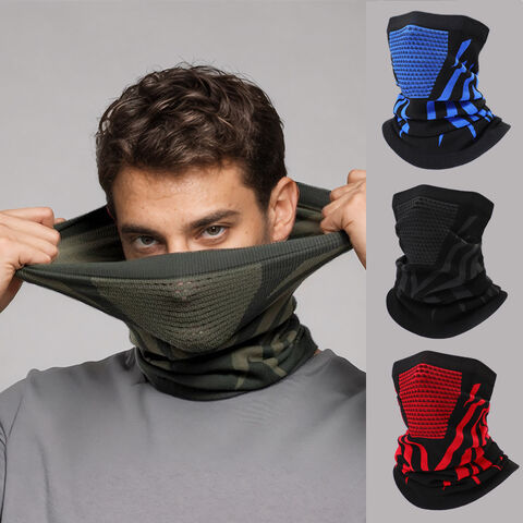 Atmungsaktive Kälteschutz-Gesichtsmaske mit individuellem LOGO für Outdoor-Aktivitäten, Ski, Radfahren, verstellbare Thermo-Wintergesichtsmaske for sale at factory direct price