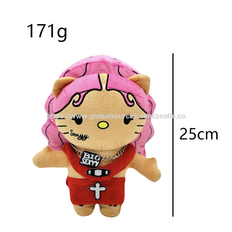 OEM 23CM Muñeco de Peluche Ice Spice Navideño Figura de Rapero Coleccionable Regalo Muñeco de Peluche Botella Prime Suave Oso de Peluche Juguete para Niños