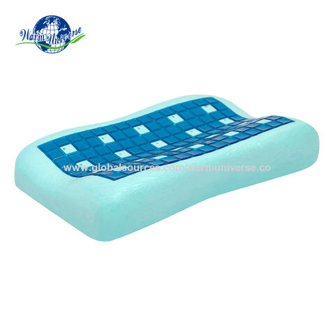 Almohada de Contorno de Espuma Viscoelástica de Lujo con Gel Refrigerante Ventilado for sale at factory direct price