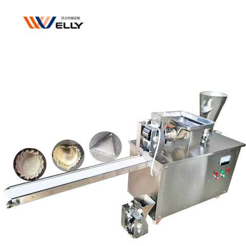 Máquina industrial para fazer wonton, gyoza, empanadas grandes, tortellini recheados e dumplings para restaurantes