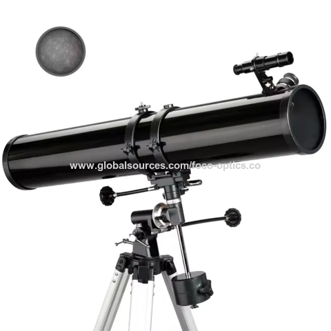 Télescope Astronomique Réflecteur Newtonien EQ, Ouverture 114mm, Télescope Professionnel, Monture Équatoriale Newtonienne