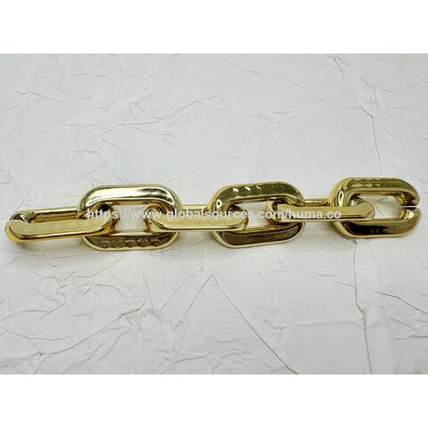 Buy China Wholesale Gold Square Plastic Chain With Pattern For Necklace ...