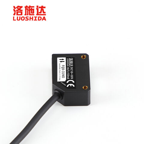 Venda da fábrica Sensor fotoelétrico difuso Q31 NPN PNP quadrado preto de longo alcance de 300 mm para máquina automática