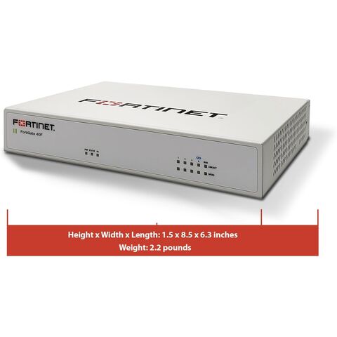 Firewall 100F con 1 año de FortiCare Premium y FortiGuard Unified Threat Protection (UTP) (FG-100F-BDL-950-12)