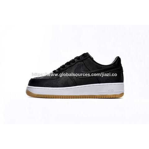 air force 1 black silk