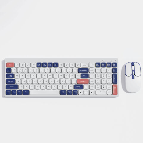 Combo de Teclado Inalámbrico 2.4G Ultra Delgado y Portátil con Ratón Silencioso - Teclado Mudo para PC Portátil for sale at factory direct price