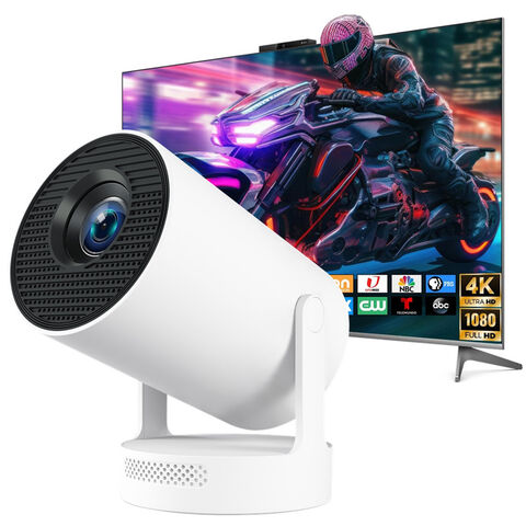 Wholesale for HY300 Plus Mini Projector WiFi6 Android 11 Home Cinema Theater Video Player Outdoor Movie Compatible with Phone for sale at factory direct price