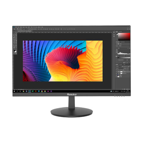 Monitor Komputer Huntkey 27 inci Teknologi IPS Port DP HDMI dan Audio dengan Refresh 100Hz Sudut Pandang 178° untuk Rumah Kantor dan Gaming