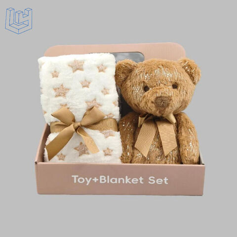 Selimut boneka bulu karang dengan mainan binatang, selimut tidur anak-anak dengan set mainan, selimut bayi baru lahir yang lembut dan nyaman for sale at factory direct price