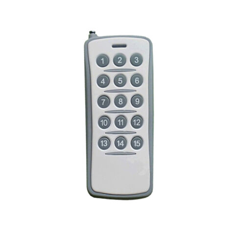 Control Remoto Inalámbrico RF de Alta Potencia con 15 Teclas para Luces LED, Control a Larga Distancia para la Industria de Grúas y Barreras de Compuertas de Irrigación