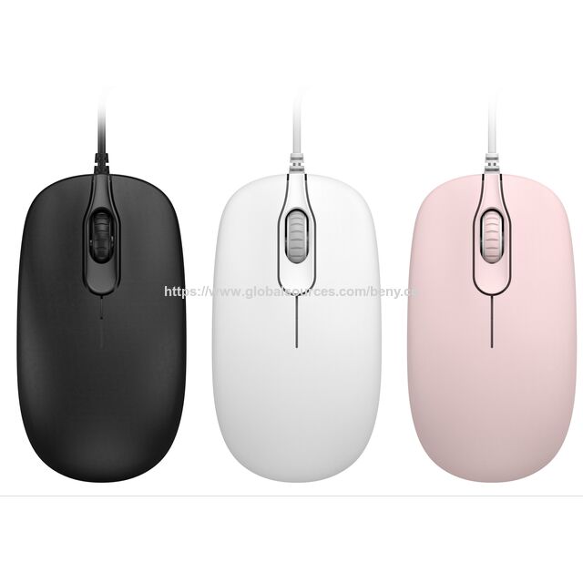 الشركة المصنعة OEM ماوس USB سلكي متعدد الألوان مع معدل استقصاء 125 هرتز وتصميم مريح للاستخدام المنزلي والمكتبي