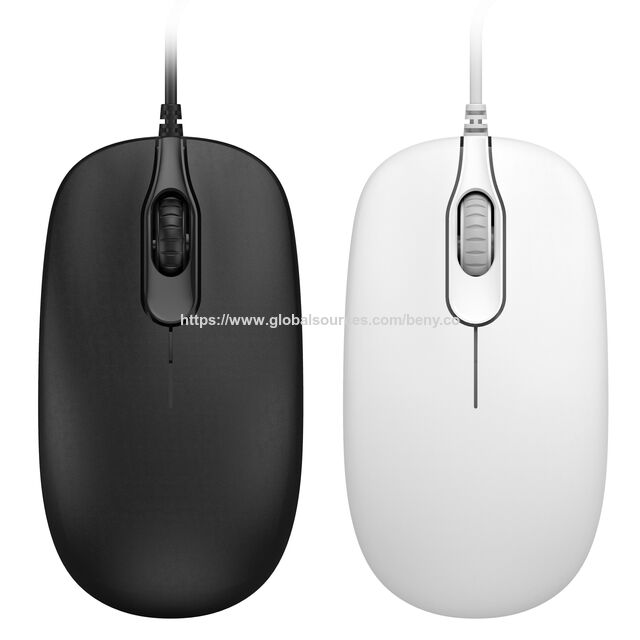 ماوس USB سلكي عالي الدقة 1200 نقطة في البوصة مع نقرة صامتة وتصميم مريح للاستخدام المكتبي، يدعم OEM و ODM