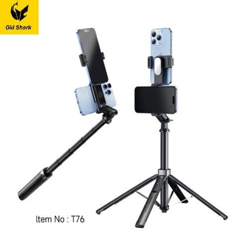 Tripod Kamera Portabel Profesional Grosir Untuk Ponsel Perjalanan, Teleprompter Bluetooth, Tongkat Selfie for sale at factory direct price