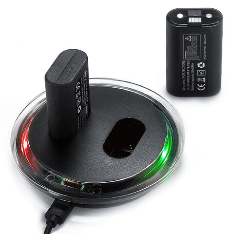 Estación de Carga Dual para Paquete de Baterías Recargables de Controlador Inalámbrico X-box One con 2*400mAh