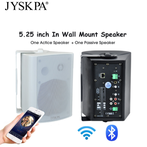 WF525 Haut-parleurs de sonorisation, haut-parleurs muraux, haut-parleurs pour montage intérieur/extérieur, haut-parleur wifi bluetooth
