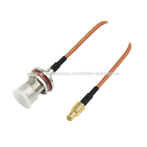 N-Typ Crimp-Buchse RG174 RG-188 RG31 auf MCX gerader Crimp-Stecker, RG174 RG-188 RG31 geeignet für Rundfunk, Radar, HF-Steckverbinder