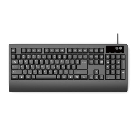Clavier Filaire OEM avec Lecteur d'Empreintes Digitales Compatible PC Windows et Fonction Logo Personnalisé for sale at factory direct price