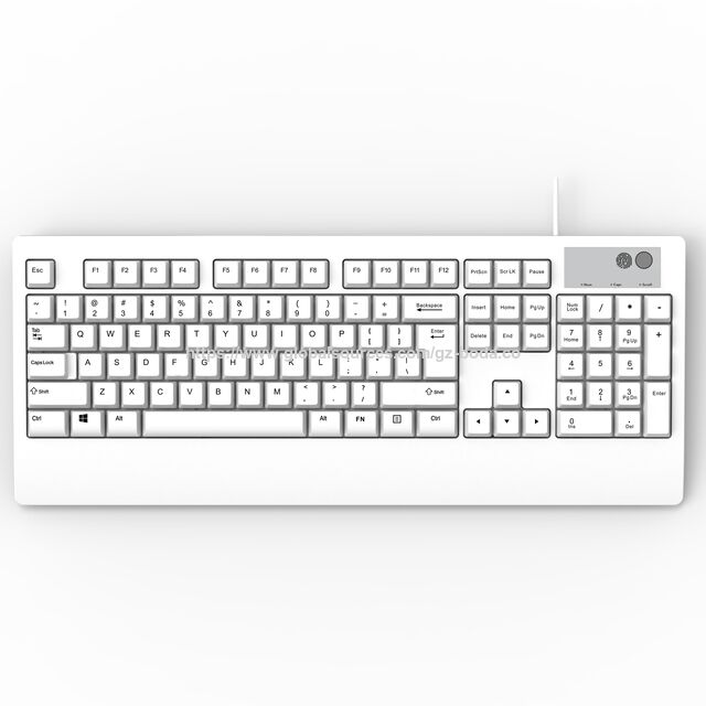 Clavier USB filaire LOGO OEM avec empreinte digitale protège vos photos de la confidentialité, adapté au bureau. for sale at factory direct price