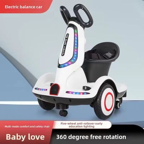 Elektrisches Balance-Auto für Kinder, Früherziehung, Musik mit Beleuchtung, ferngesteuertes Auto zum Sitzen für Jungen und Mädchen, elektrisches Babyauto for sale at factory direct price