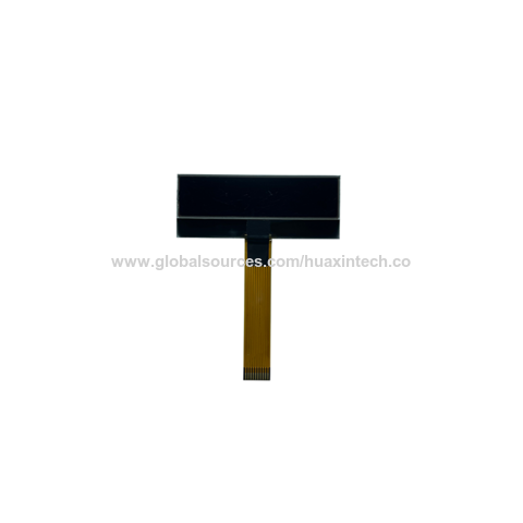 Kundenspezifisches 56,3*11,02mm Display 12 Uhr COG LCD Modul für eingebettete Anwendungen for sale at factory direct price