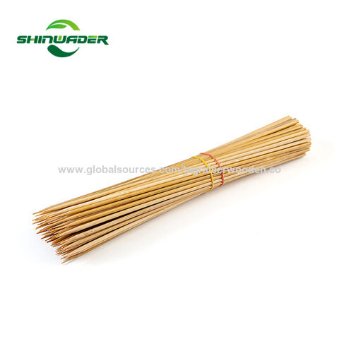 Palitos de bambu cor de madeira 100% natural, de alta qualidade, ecológicos, compostáveis, biodegradáveis, descartáveis e personalizados de fábrica. for sale at factory direct price