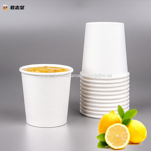 Disposable Single Wall Paper Cup For Hot Drink Custom Logo Accept 8/12 ...
