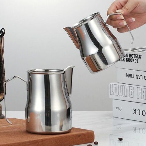 Coffee Tools Milk Frothing Pitcher Italian Coffee Latte Art Stainless Steel Induction Milk Jug Milk Frothing Pitcher for sale at factory direct price