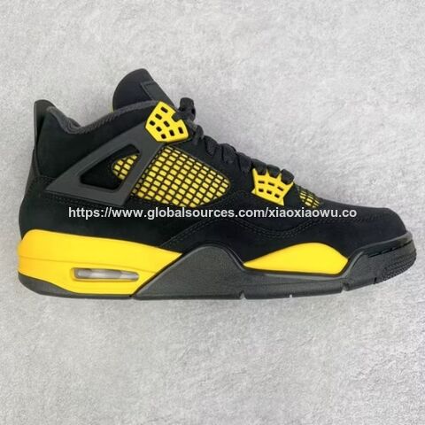 Nike Black Thunder Yellow Jordan Sneaker Sportschuhe Basketball Laufschuhe Sportschuhe for sale at factory direct price
