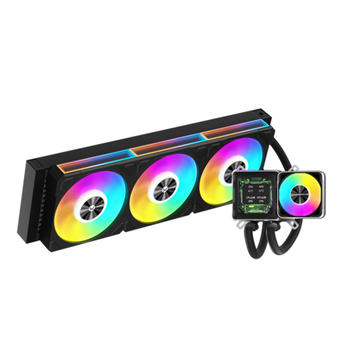 FPMAX 360 AIO con Ventilador de Refrigeración RAM, Pantalla en Vivo y Soporte de Sincronización for sale at factory direct price