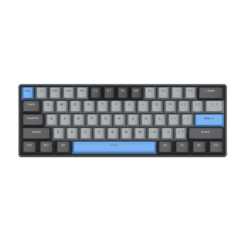 61 Keys Wired Mechanical Keyboard ,rgb Light With Software ,cable:1.5m ...