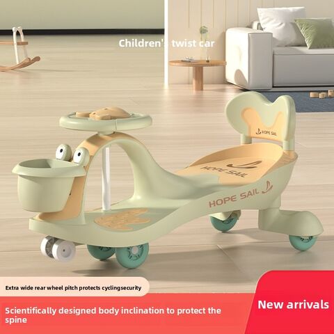 Carrinho de torção infantil 1-3 anos menino e menina bebê carro io-io anti-capotamento adultos podem levar carrinho de brinquedo nova scooter for sale at factory direct price