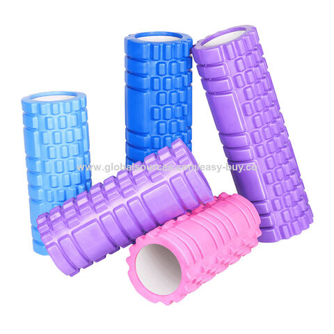 Rouleau en mousse pour yoga, colonne de fitness, roue amincissante pour les jambes, bâton en forme de dent de loup, axe en mousse Langya, masseur de relaxation musculaire