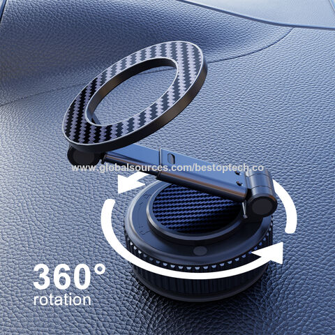 Nouveau Support Magnétique Rotatif à Ventouse pour Téléphone Portable de Voiture, Console Centrale de Navigation, Support de Téléphone de Voiture Pliable Haut de Gamme for sale at factory direct price