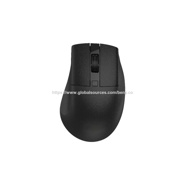 ماوس لاسلكي 4 أزرار بسعر المصنع مع تصميم مريح، مستقبل USB نانو 2.4 جيجا، ماوس لاسلكي صامت، للاستخدام المنزلي والتجاري.