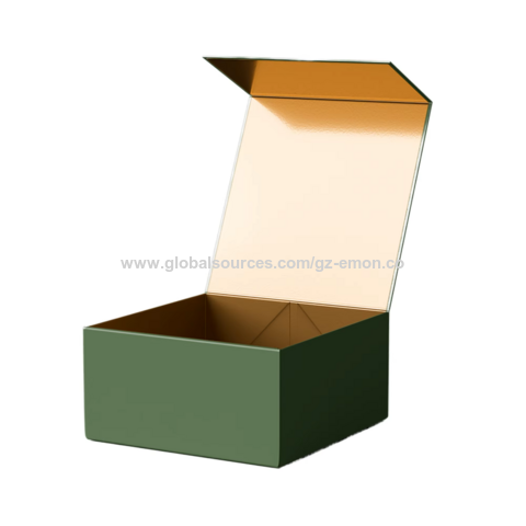 Your Logo Packaging Gift Magnetic Closure Paper Box With Gold Foil Matt ...