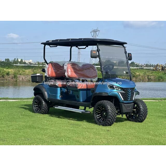 Hochwertiger chinesischer 4-Sitzer Elektro Golfwagen, Straßenzulassung, Lithiumbatterie, Günstiger Buggy-Verkauf