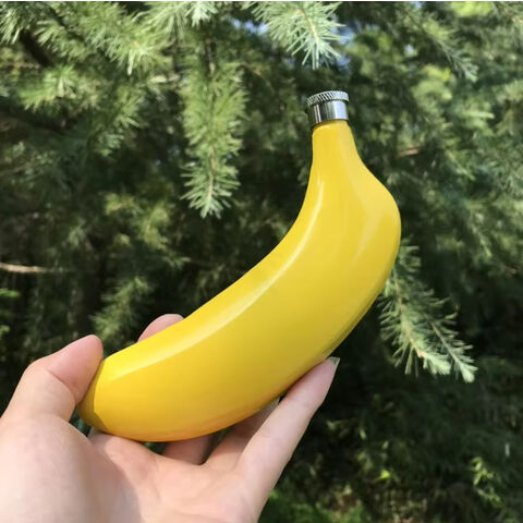 Venda Quente Garrafa de Bolso para Whisky em Aço Inoxidável em Formato de Banana de 5oz para Aberlour Bailie Nicol Jarvie Reyka - Atacado for sale at factory direct price