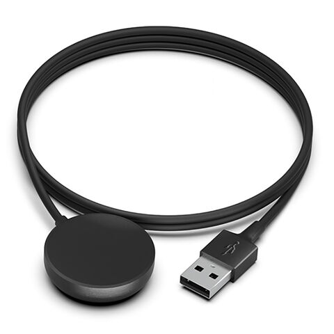 Chargeur rapide sans fil magnétique portable ABS noir en gros pour Samsung Galaxy Watch 5 40mm SM-R900 44mm SM-R910