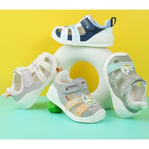 Rutschfeste Lauflernschuhe aus Baumwolle für Babys, atmungsaktive, leichte Sommerschuhe für Kleinkinder for sale at factory direct price