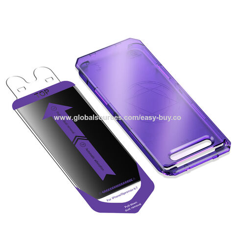 Mobile phone skin stickers Mobile phone film Apple 15 tempered film dust-free chamber plus1413 anti-peeping 12 dust removal wonder for sale at factory direct price