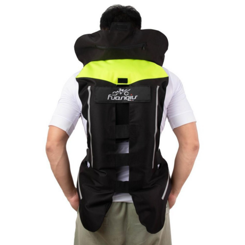 Nouveau gilet airbag moto en tissu, équipement de course, vêtements, gilet de sécurité réfléchissant gonflable anti-chute for sale at factory direct price