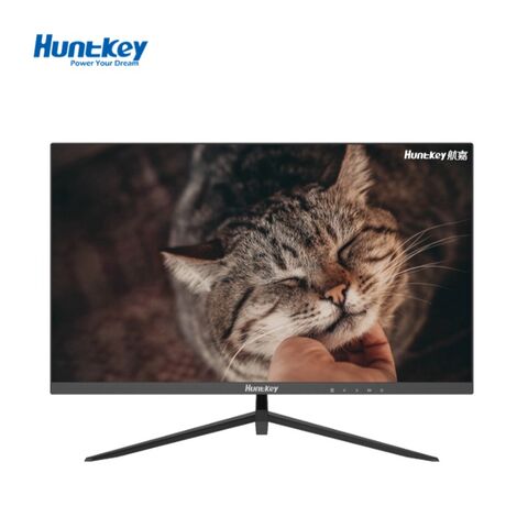 Monitor Huntkey 23.8 inci Panel VA 100Hz untuk Desain, Rumah, Kantor, dan Gaming - Layar LED PC